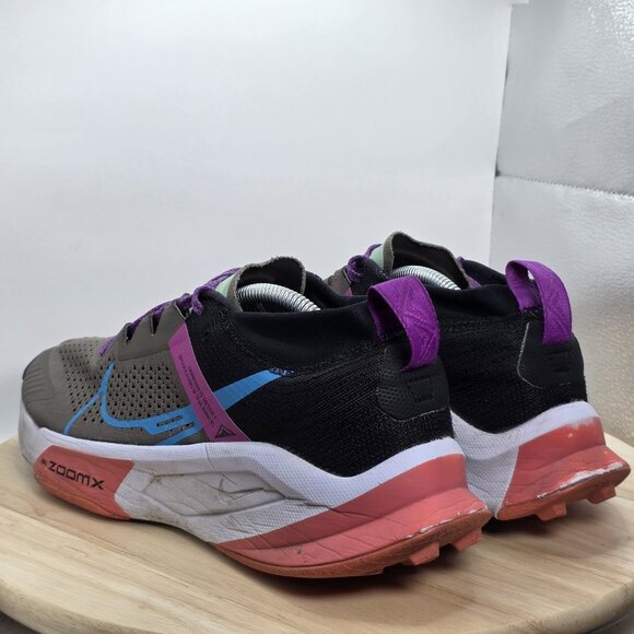 Nike ZoomX Zegama Ironstone Laser Blue Trail Running Shoes DH0623-002 Mens Sz 11 - Picture 7 of 8